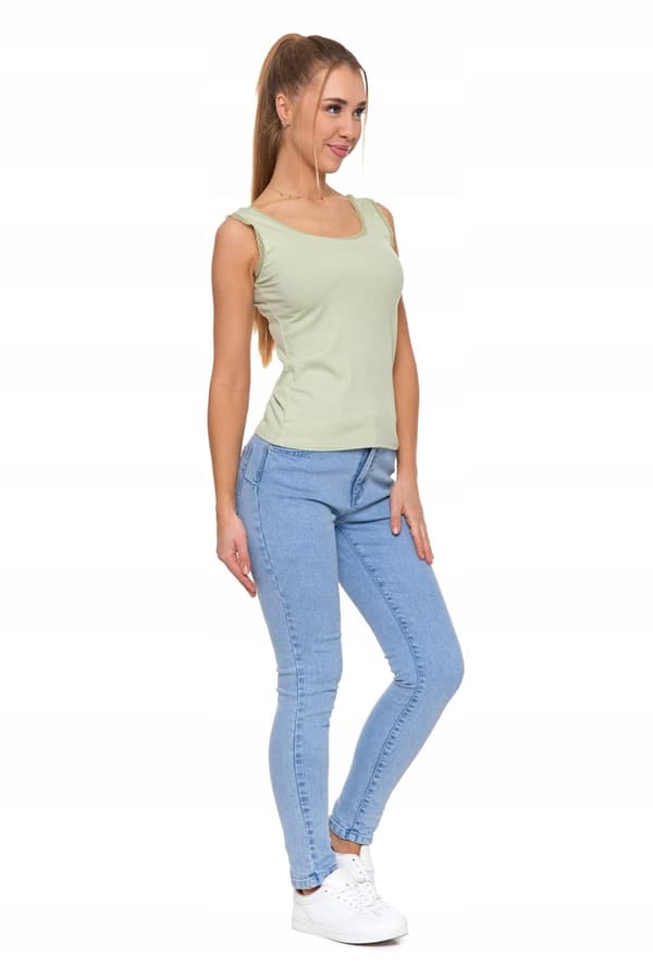 Elegant DAME TOP Boxershorts med blondekant og striber MORAJ L