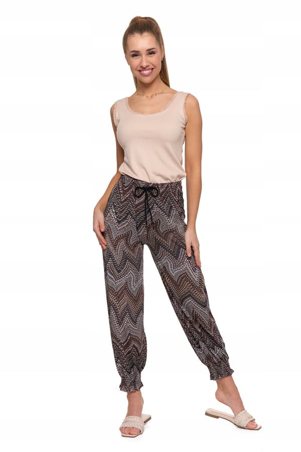 Elegant DAMTOPP Boxer med spetskant och randig MORAJ XXL
