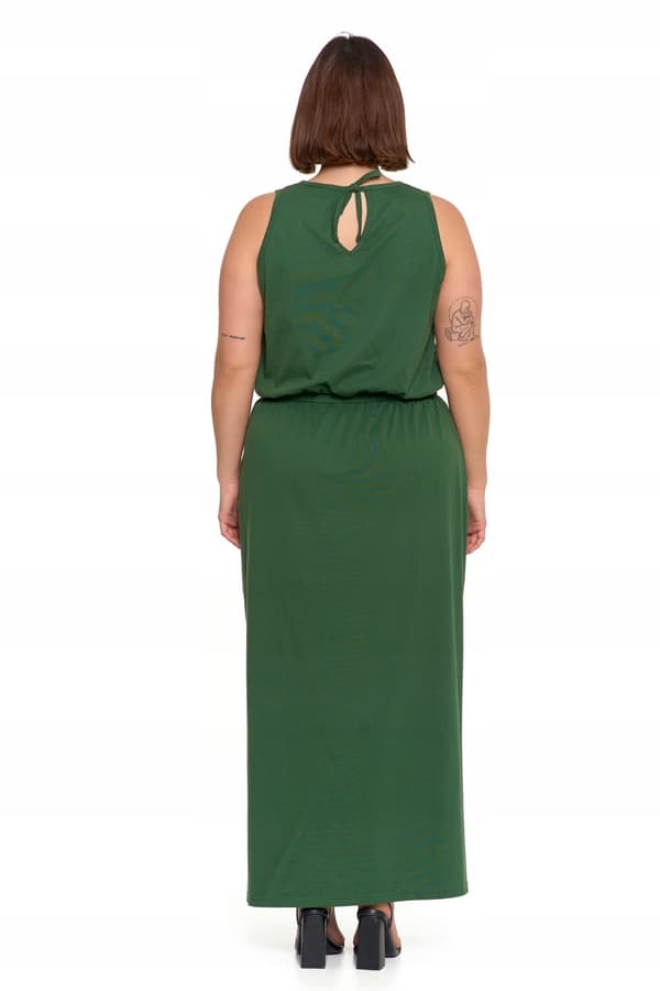 Elegant MAXIKJOLE TIL DAMER med slids, lang sommerkjole MORAJ XXL