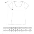 Miniatyrbillede 5 af 6: Løs T-SHIRT TIL DAMER I BOMULDSBLUE M M