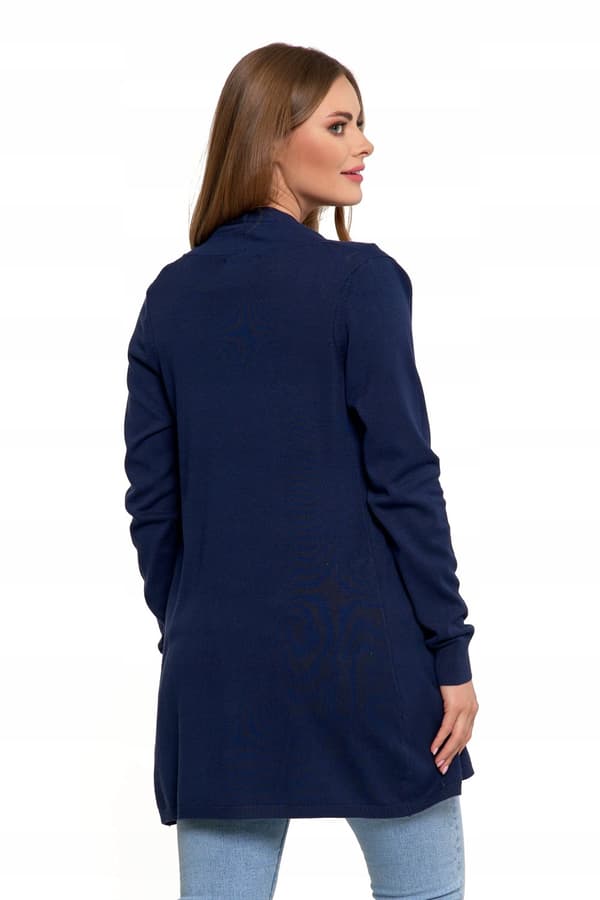 ELEGANT KOFTA LÅNG DAMTRÖJA KLASSISK KOVER MORAJ 2XL/3XL