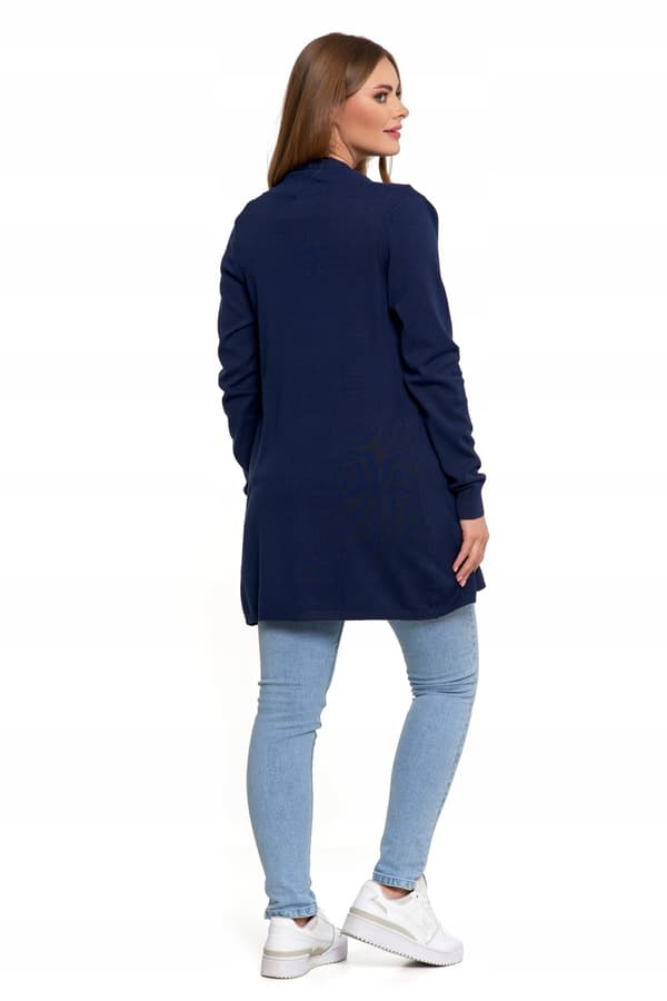 ELEGANT KOFTA LÅNG DAMTRÖJA KLASSISK KOVER MORAJ 2XL/3XL