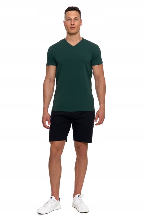 HERR PREMIUM T-SHIRT Kortärmad Enfärgad Slim Fit MORAJ 3XL