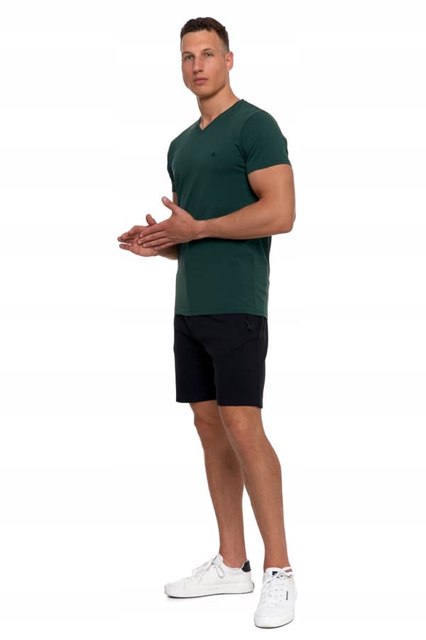 HERR PREMIUM T-SHIRT Kortärmad Enfärgad Slim Fit MORAJ 3XL