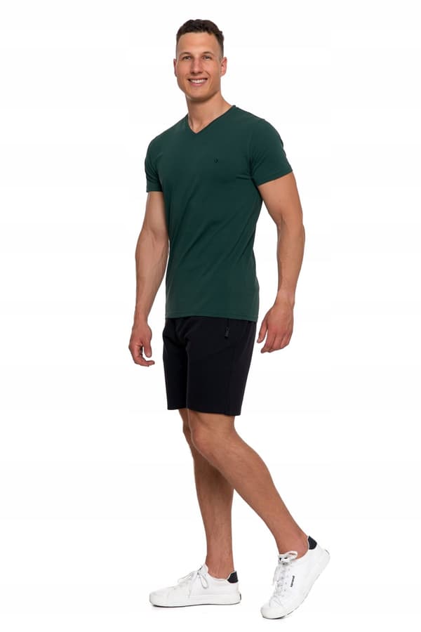 HERR PREMIUM T-SHIRT Kortärmad Enfärgad Slim Fit MORAJ 3XL