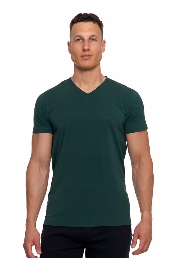 HERR PREMIUM T-SHIRT Kortärmad Enfärgad Slim Fit MORAJ 3XL