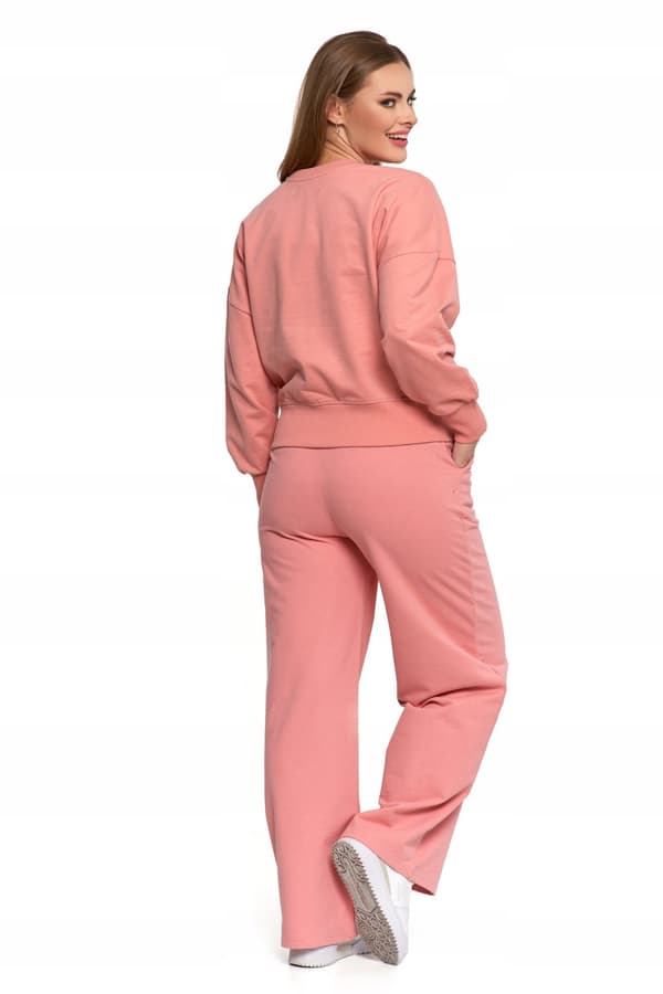 Klassisk Damtröja Slät Utan Huva Rosa Över Huvudet MORAJ M
