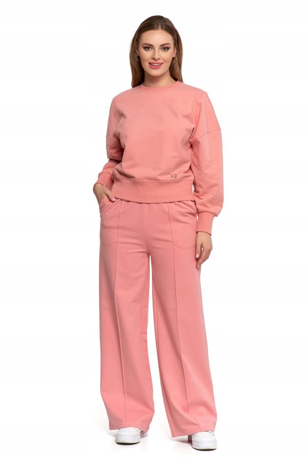 Klassisk Damtröja Slät Utan Huva Rosa Över Huvudet MORAJ M