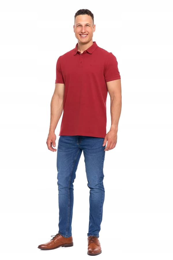 Elegant herrpoloshirt med korta ärmar MORAJ - XL