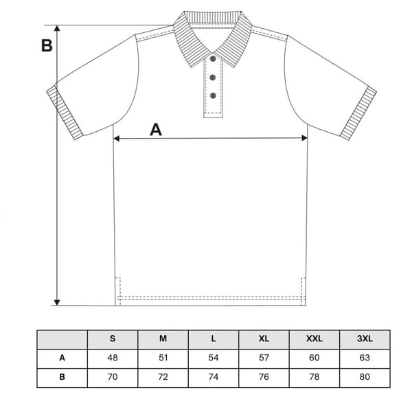 Elegant herrpoloshirt med korta ärmar MORAJ - XL