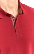 Miniatyrbild 2 av 6: Elegant herrpoloshirt med korta ärmar MORAJ - XL