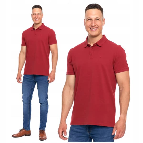 Elegant herrpoloshirt med korta ärmar MORAJ - XL