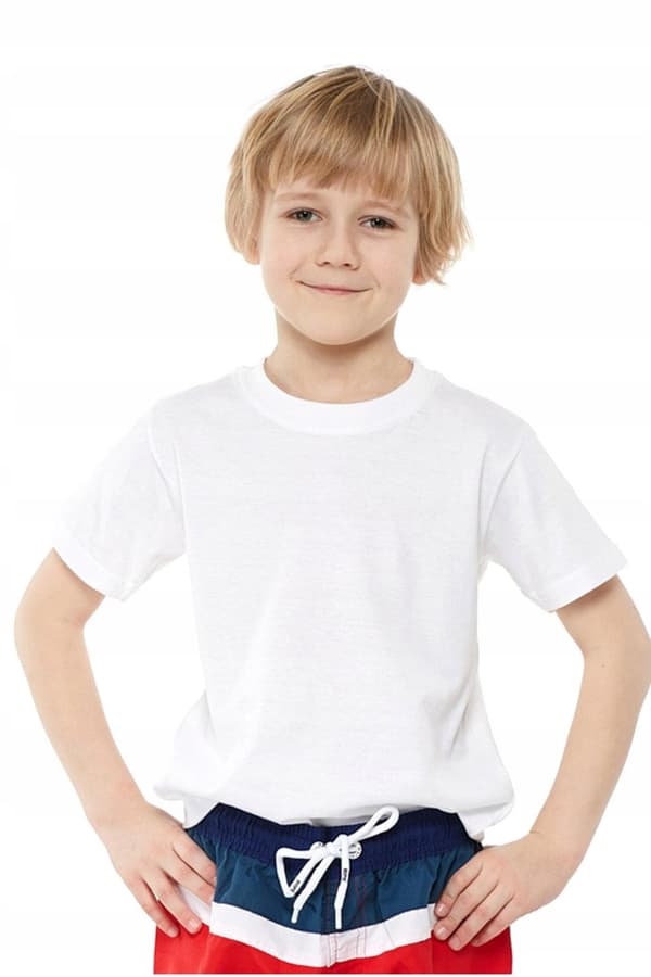 Moraj Drenge T-shirt Hvid Bomuld 122-128