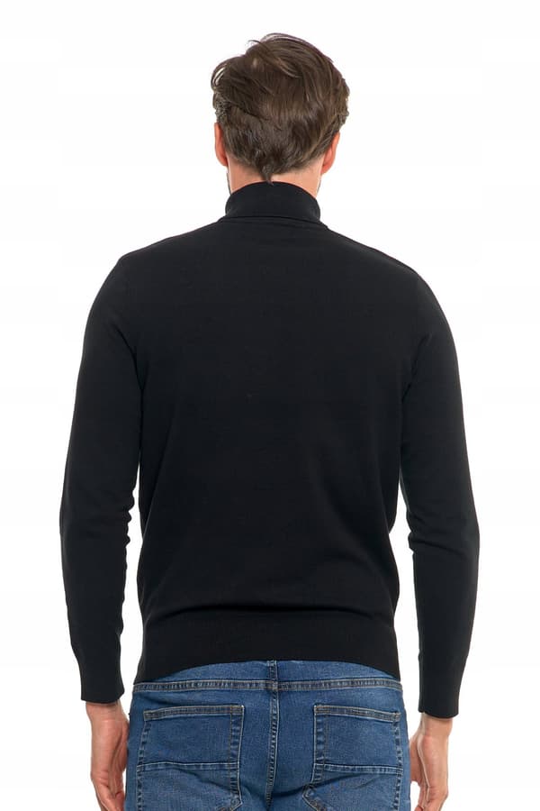 Elegant herretrøje med rullekrave Klassisk tynd sweater MORAJ XXL