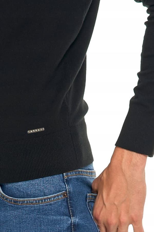 Elegant herretrøje med rullekrave Klassisk tynd sweater MORAJ XXL