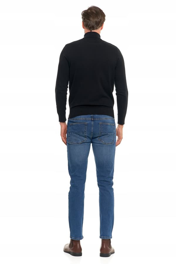 Elegant herretrøje med rullekrave Klassisk tynd sweater MORAJ XXL