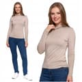 Miniatyrbillede 1 af 9: Damebluse med rullekrave, lange ærmer, viskose, elegant, moderigtig skjorte, MORAJ XL