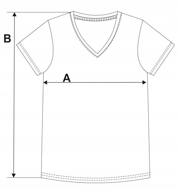 DAME T-SHIRT med korte ærmer, V-hals, Ensfarvet T-shirt, MORAJ 3XL