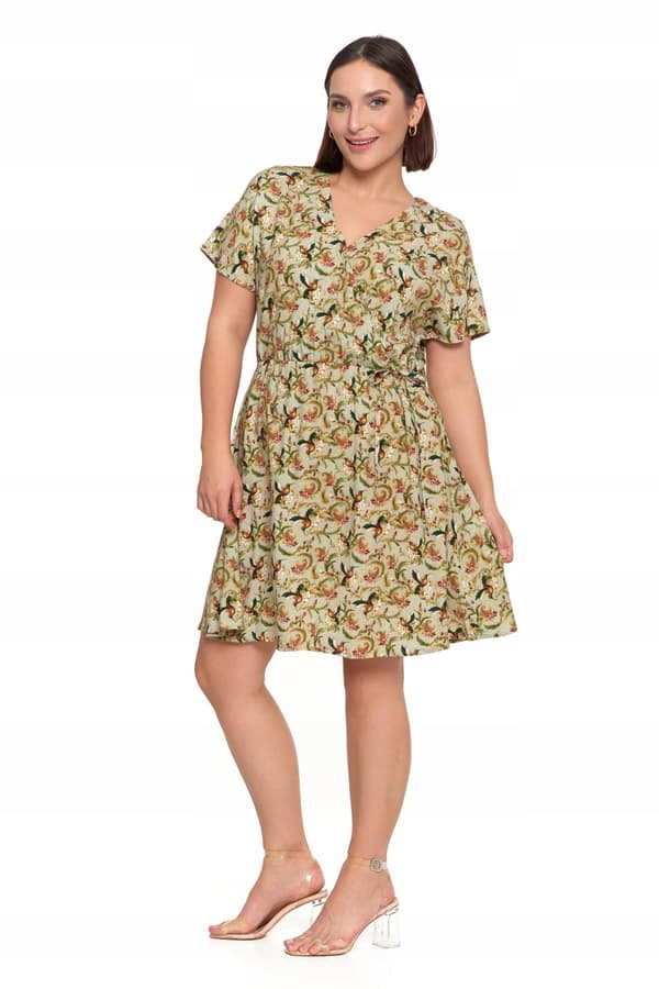 DAME MINI KJOLE Luftig Kuvertudskæring Bindet Elegant MORAJ M