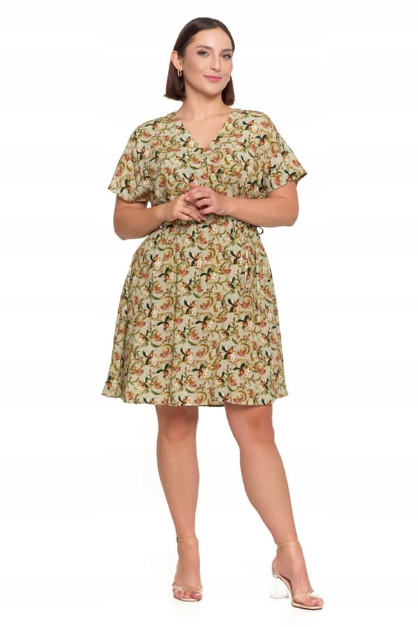 DAME MINI KJOLE Luftig Kuvertudskæring Bindet Elegant MORAJ M