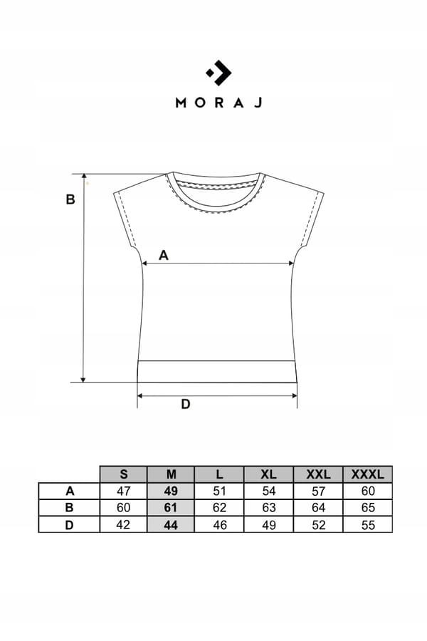 DAMBLUS i blommig kortärmad t-shirt Modernt mönster MORAJ 3XL