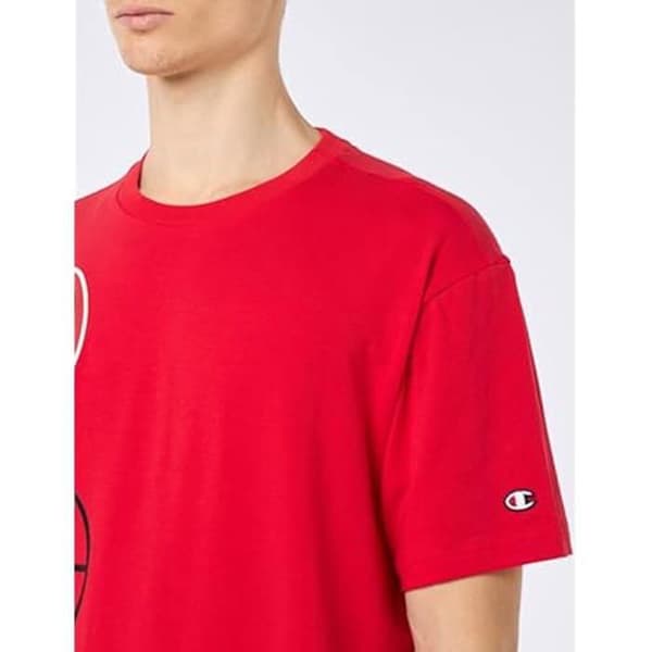 T-shirt - CHAMPION - Legacy Modern Basket - Korta ärmar - Rundad krage - Röd