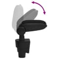 Miniatyrbilde 7 av 11: vidaXL Bilarmlener svart 15,5x32x(41-54) cm ABS