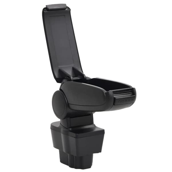 vidaXL Bilarmlener svart 12x37x(31-48) cm ABS