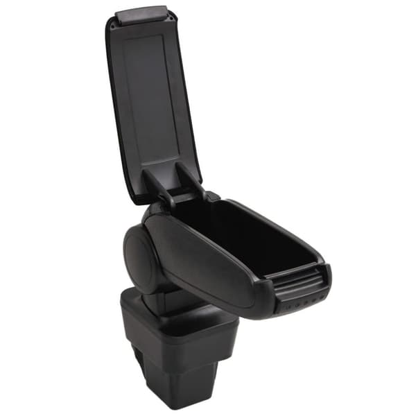 vidaXL Bilarmlener svart 13x34x(33-46) cm ABS