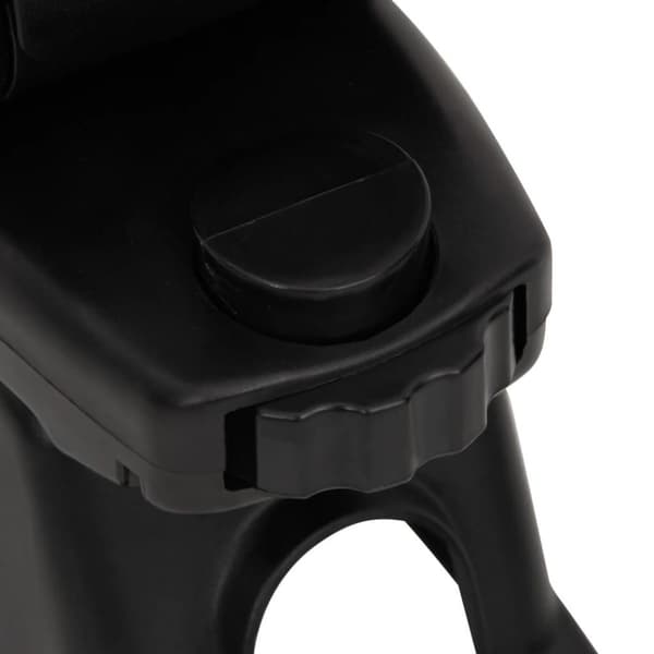 vidaXL Auton käsinoja musta 13x31x(31-44) cm ABS