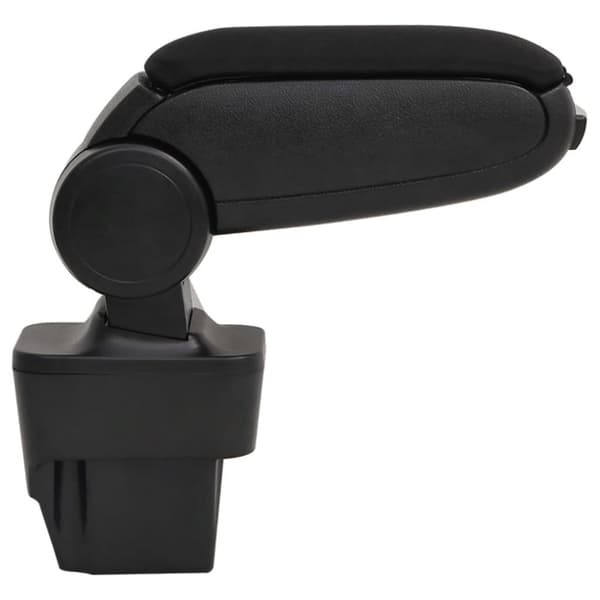 vidaXL armlæn til bil 13x34x(33-46) cm ABS sort