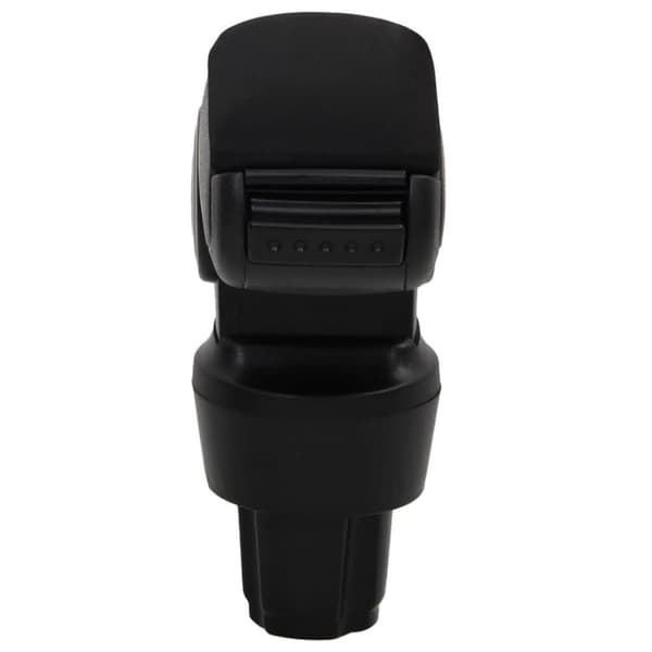 vidaXL Auton käsinoja musta 13x33x(33-49) cm ABS