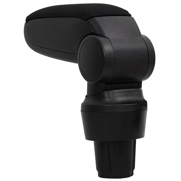 vidaXL Auton käsinoja musta 13x33x(33-49) cm ABS