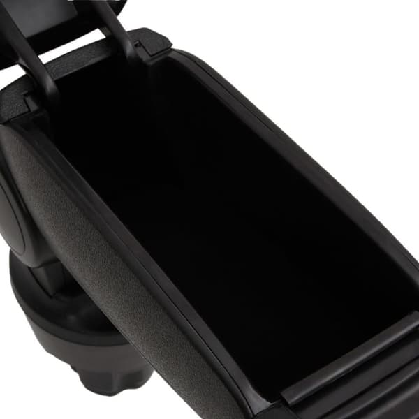 vidaXL Auton käsinoja musta 13x33x(33-49) cm ABS