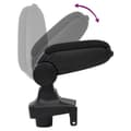 Miniatyrbilde 7 av 10: vidaXL Bilarmlener svart 15x35x(30-47) cm ABS