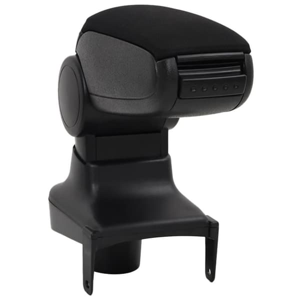 vidaXL Bilarmlener svart 15x35x(30-47) cm ABS