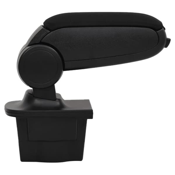 vidaXL armlæn til bil 16x32x(35-50,5) cm ABS sort