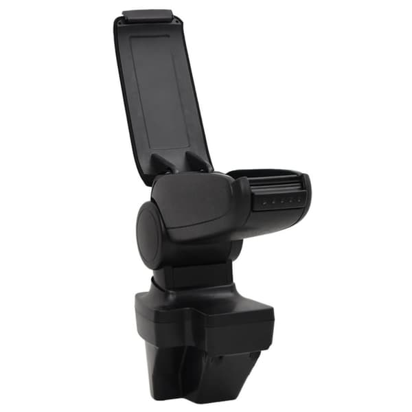 vidaXL Armstöd till bil svart 15x35x(33-49,5) cm ABS