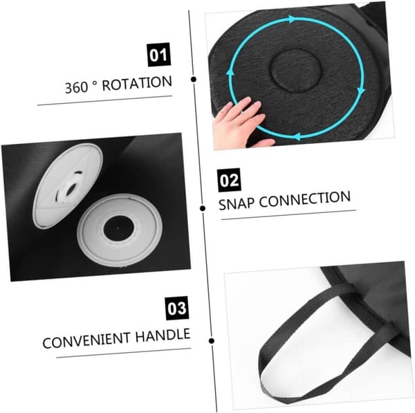 Ergonomisk roterende setepute dreibar ortopedisk spinning setepute Bilsetepute