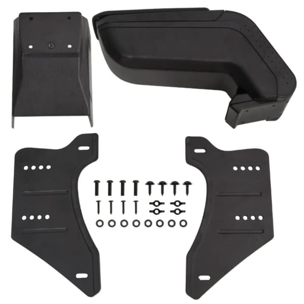 universelt armlæn til bil 14x30x(32-48,5) cm ABS sort