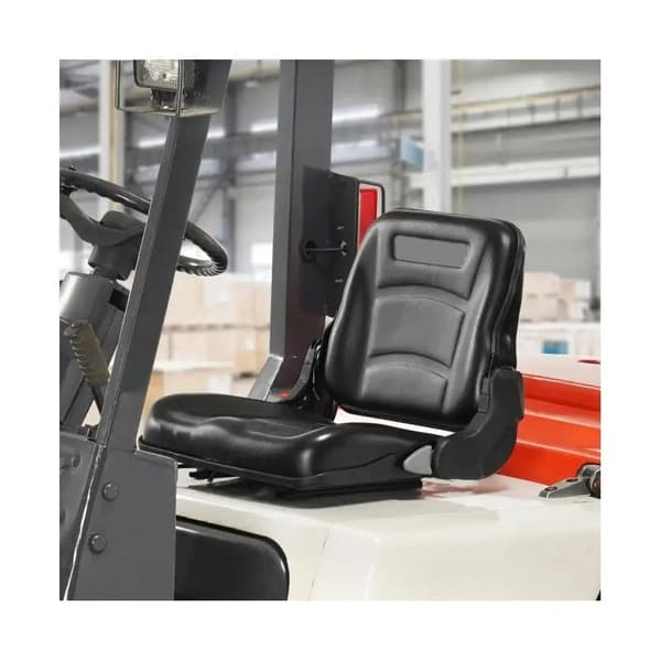 universal gaffeltrucksäte med justerbart ryggstöd och mikrobrytare, fällbart traktorsäte, material av hög kvalitet