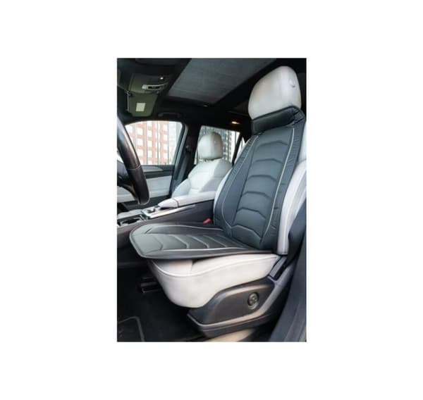 Seat cover 5mm foam padding, black grey