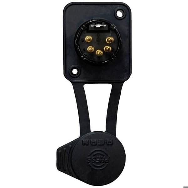 Rean AV RRX5M-Z-012-1 XLR hanuttag Antal poler: 5 svarta 1 st.