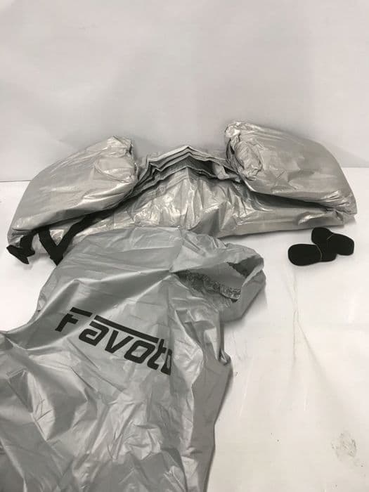 Housse de voiture Favoto Universell 450-495 cm - Hållbar skydd mot väder - Svart
