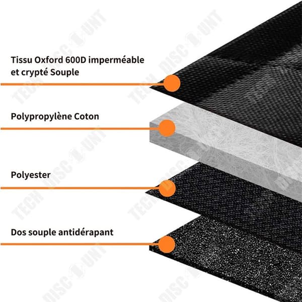 Pet Car Back Seat Cover Vattentätt Bil Back Seat Hängmatta överdrag för hundar