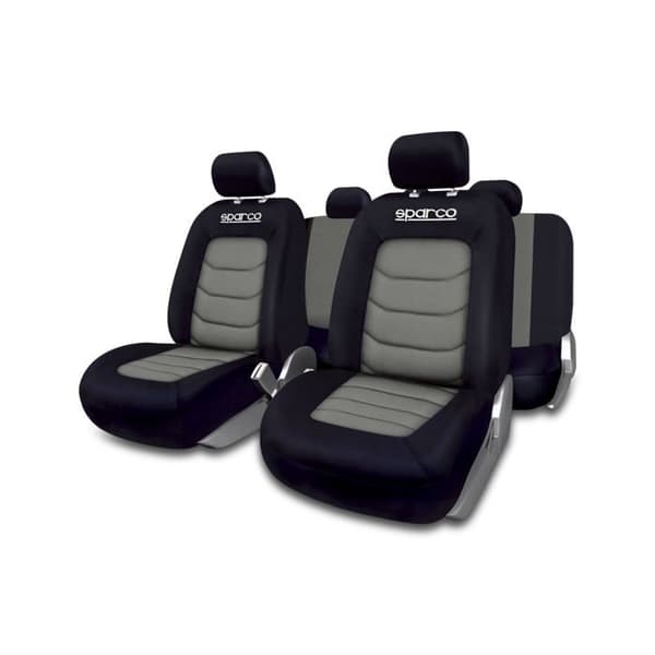 Bilstolsöverdrag - Sparco - S-line - Grå - Universal - Airbag-kompatibel
