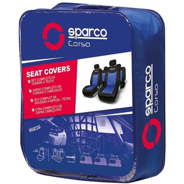 Sittskydd - SPARCO - BK - Polyester 100% - Universell - Luftkuddest kompatibel