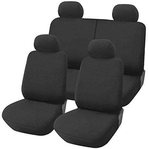 Lupex Shop 17239-01 Sittskydd för Fiat Nya Panda - enfärgad mörkgrå 50-50