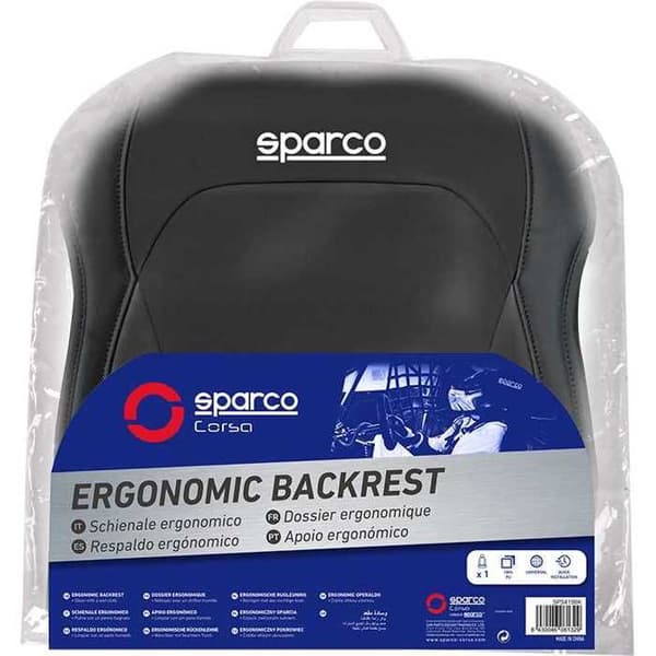 SPARCO sitsöverdrag svart