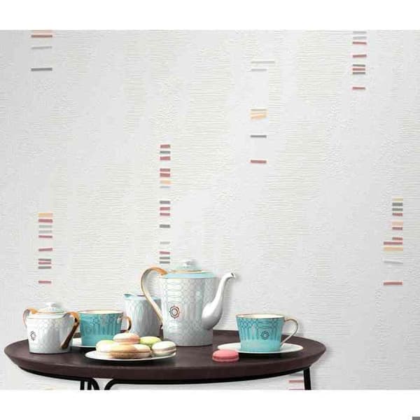 5820 - Expanderad vinyl på papper med röda linjer - Habitat-kollektion